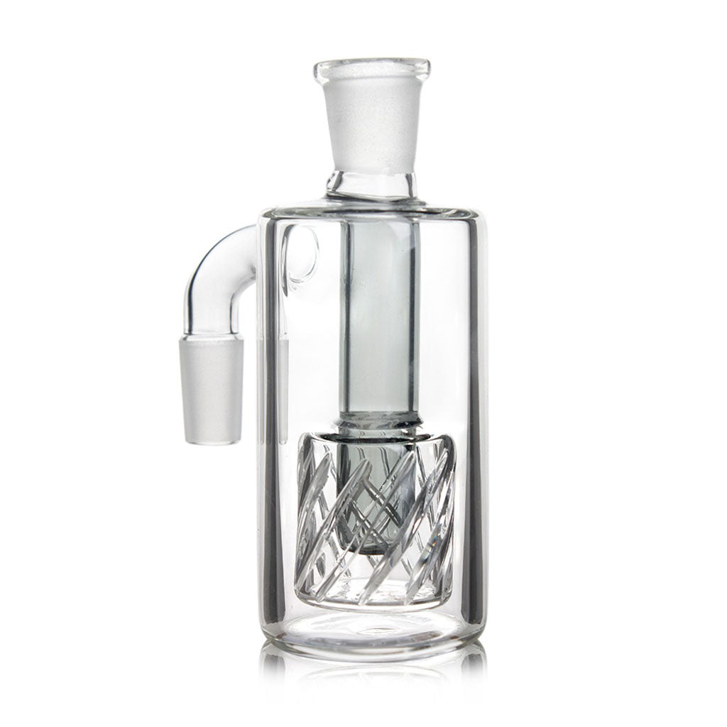 Gridded Drum Perc Ash Catcher - black