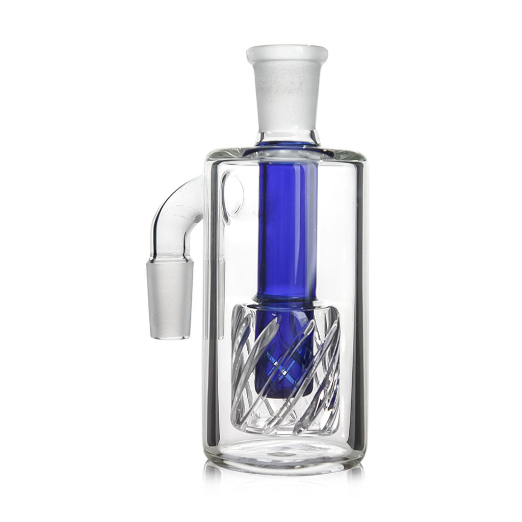 Gridded Drum Perc Ash Catcher - blue