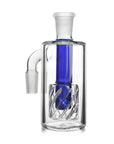 Gridded Drum Perc Ash Catcher - blue