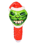 Grinch Spoon Pipe front view