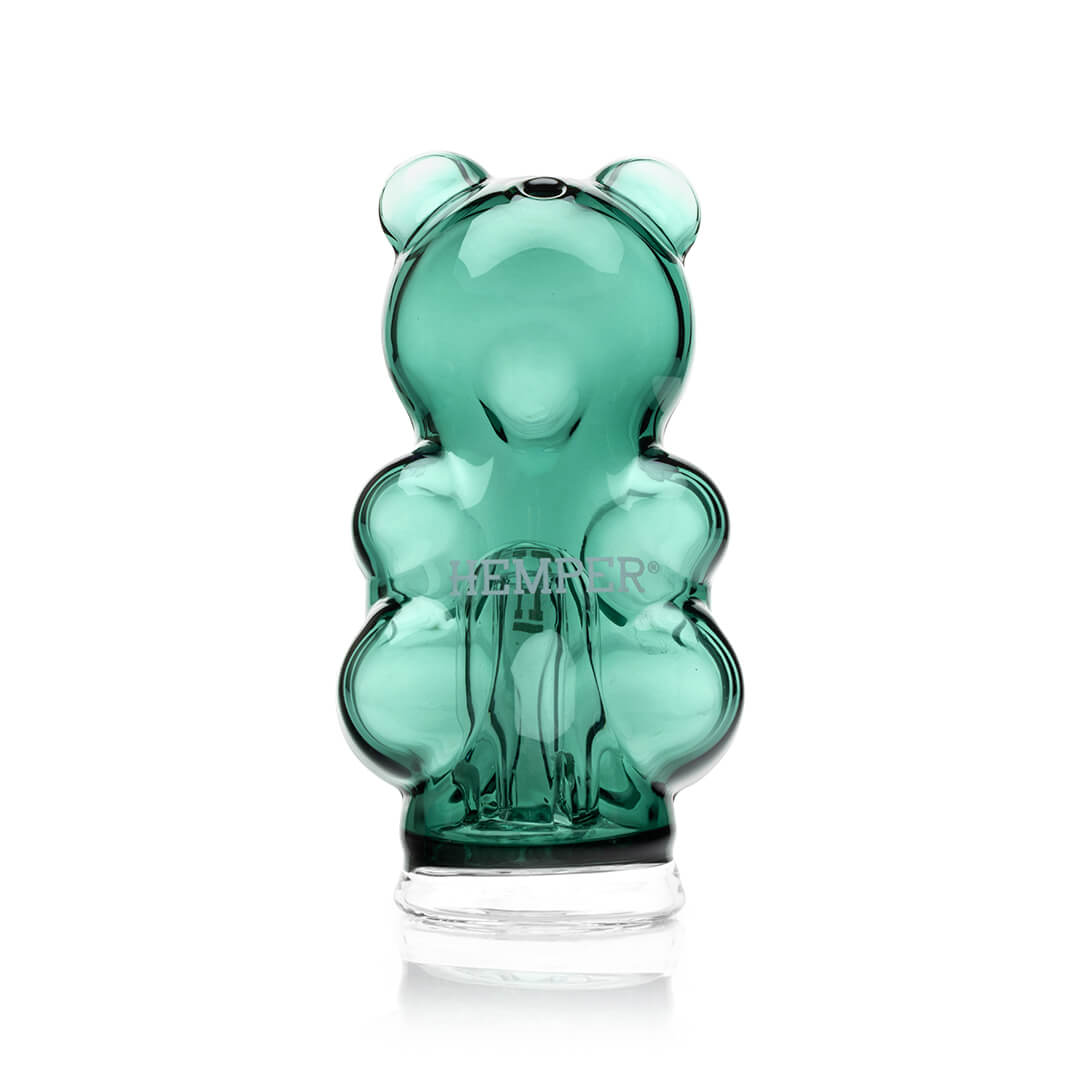 Front view of Gummy Bear Puffco Peak Glass Top