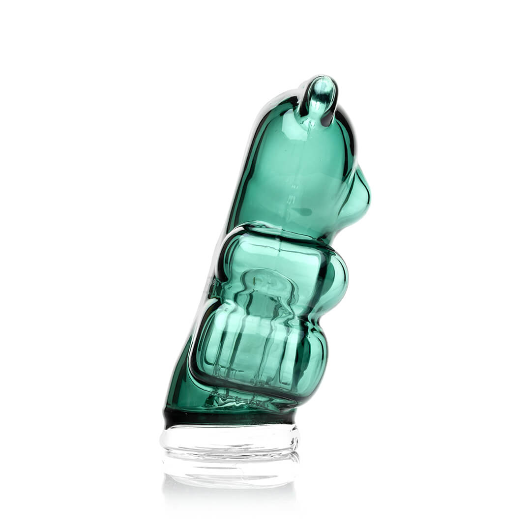 Right side view of Gummy Bear Puffco Peak Glass Top