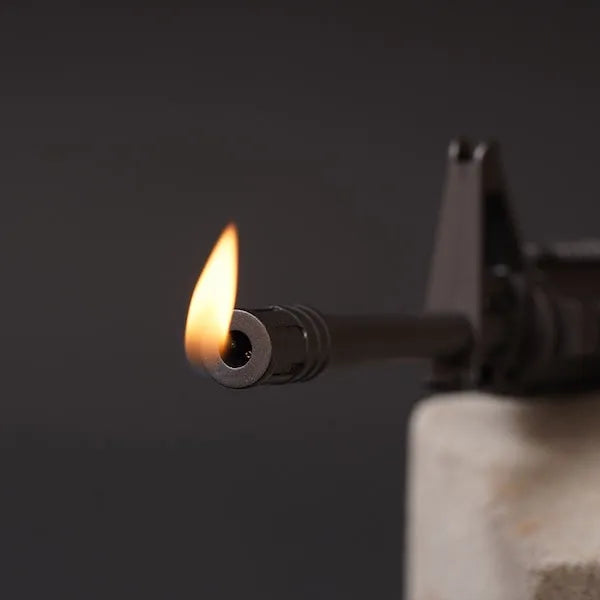 Closeup of Gun Shape Torch Lighter