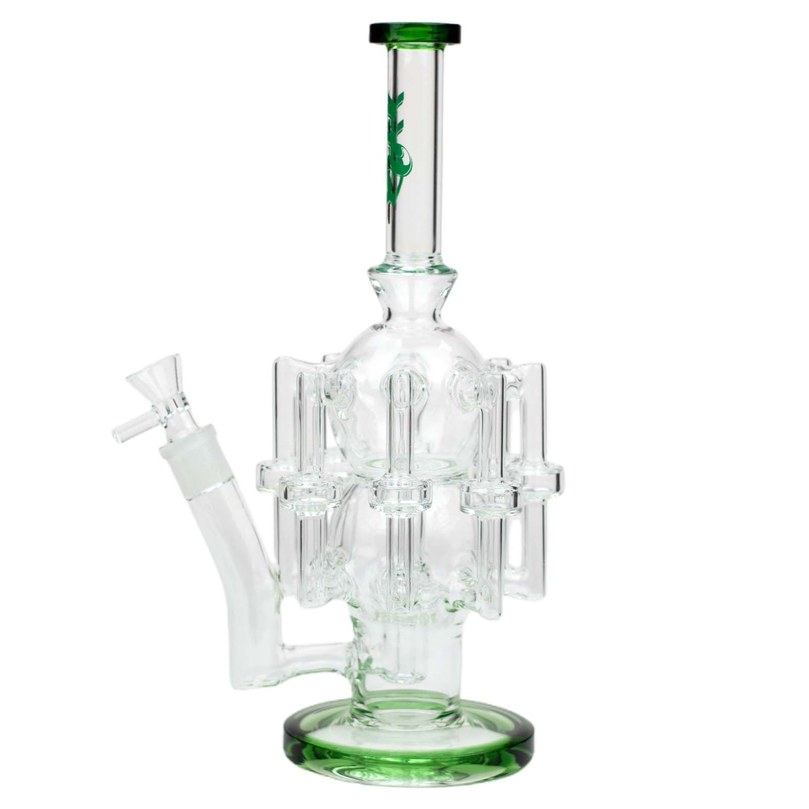 13.5&quot; H2O Glass Water Recycler Bong