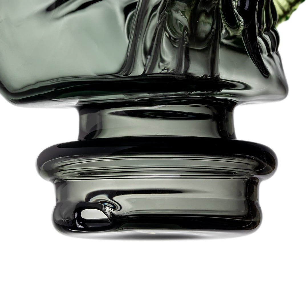 Base view of Halloween Grim Ripper Puffco Peak Glass Top