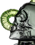 Close-up details of Halloween Grim Ripper Puffco Peak Glass Top