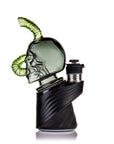Left side view of Halloween Grim Ripper Puffco Peak Glass Top