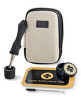 Mini portable dab straw kit with case