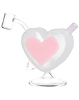 Heart Sparkles Glass Mini Rig