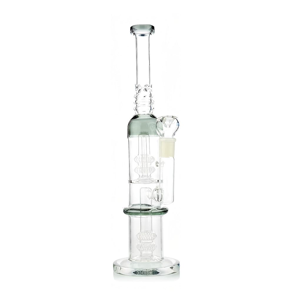 Heavy Hitter Quad Perc Bong 14"