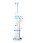Heavy Hitter Quad Perc Bong 14" in Blue