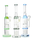 Heavy Hitter Quad Perc Bong 14 Inch