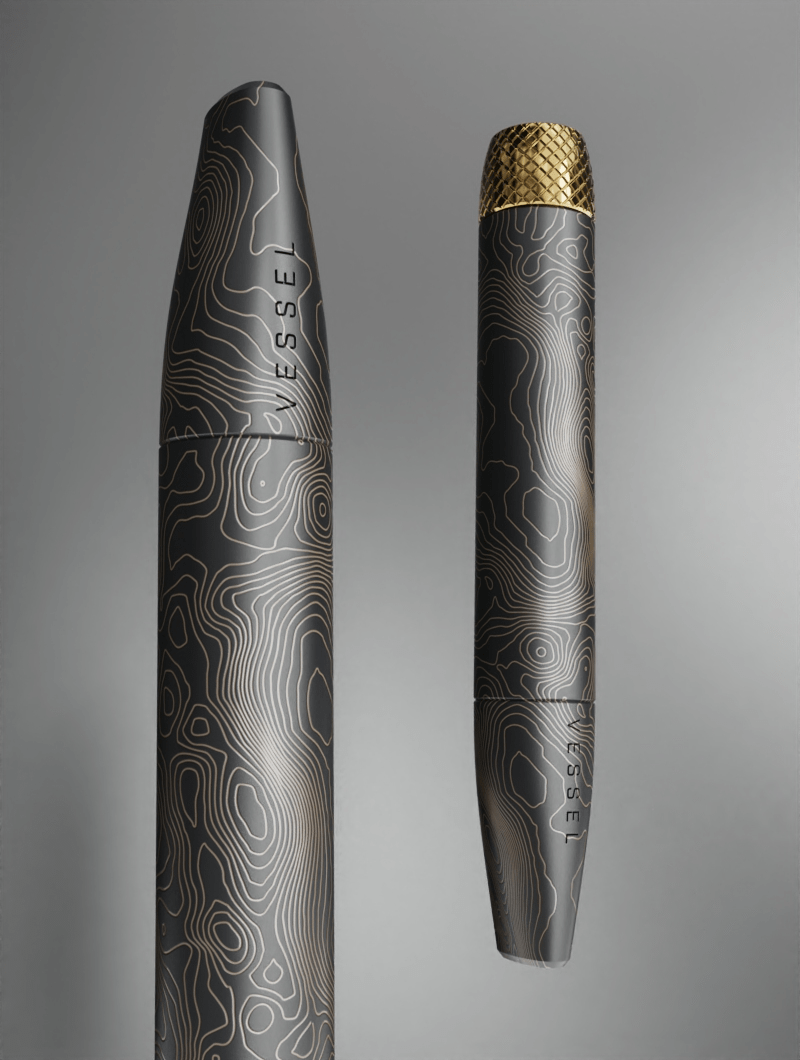 Helix Gunmetal Herb Pipe