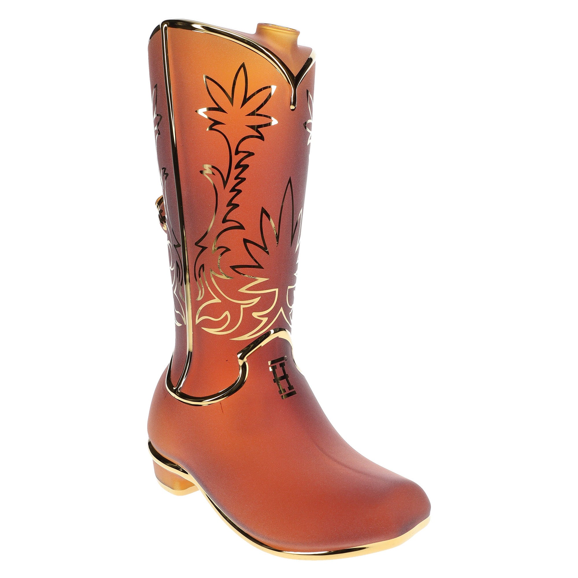 Hemper 9″ Wild West Cowboy Boot XL Glass Bong - INHALCO