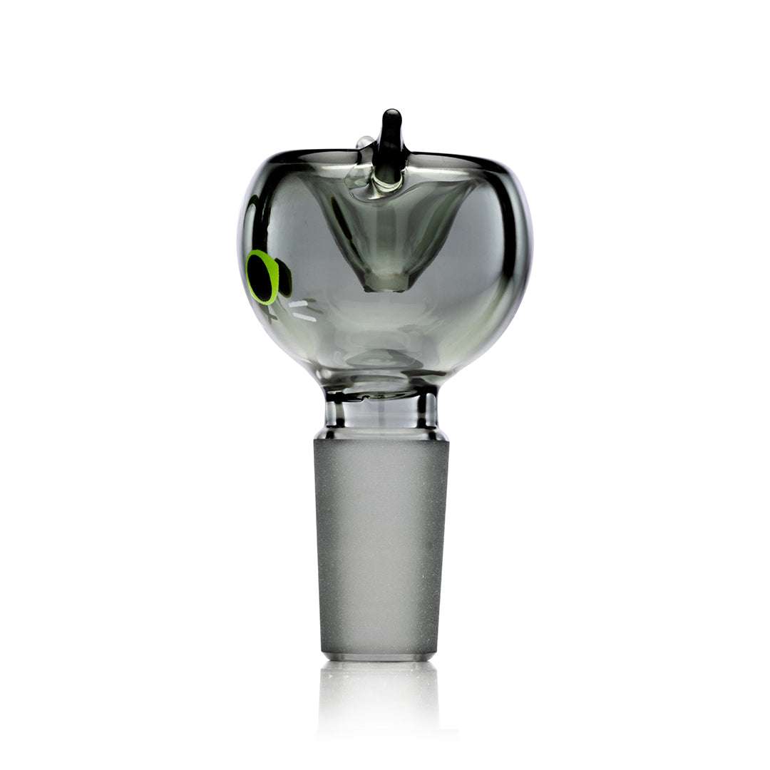 Left side view of Hemper Black Cat themed bong bowl
