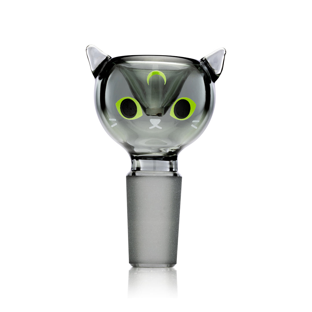 Hemper Black Cat 14mm Glass Bowl with cat ears