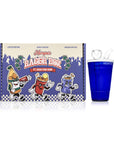 Hemper Blue Beer Pong 5mm Thick Glass Bong