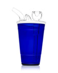 Hemper Blue Beer Pong 5mm Thick Glass Bong