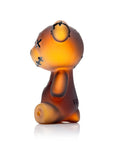 Hemper Scare Bear glass hand pipe right side view