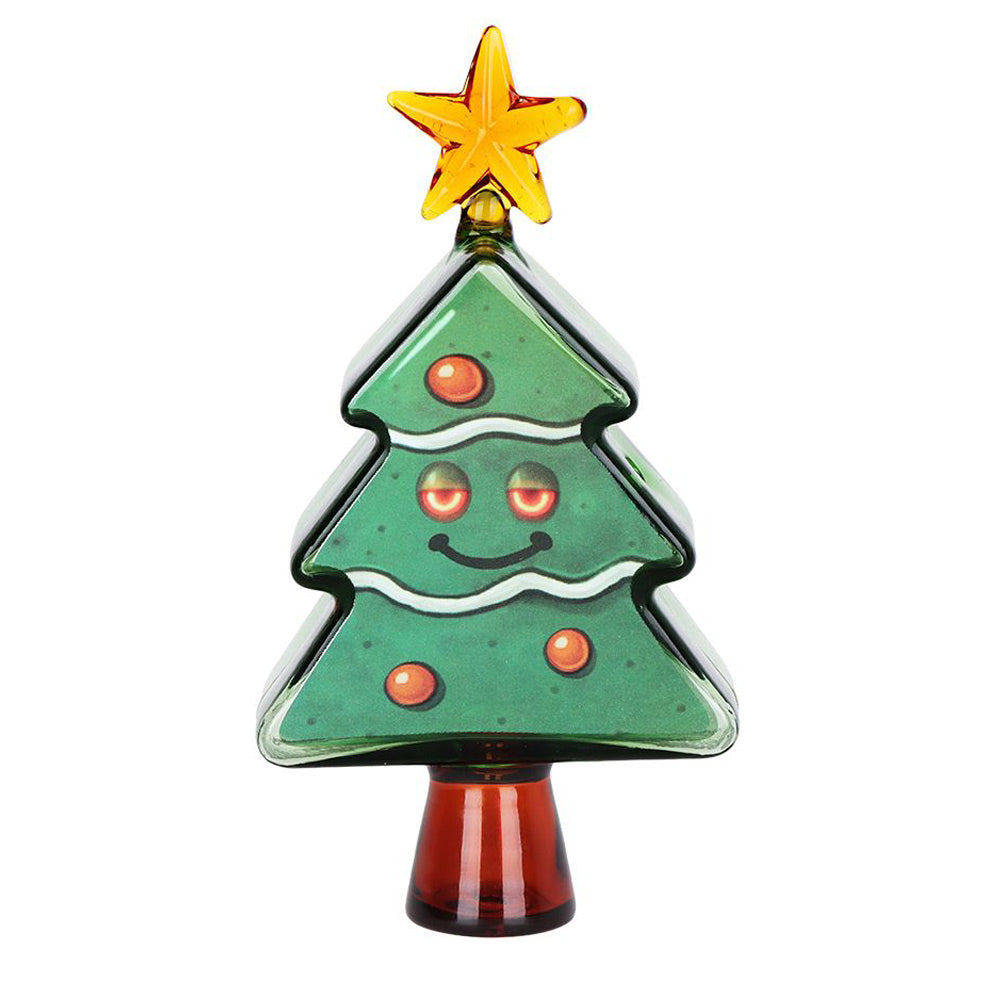 Holiday Party Tree Hand Pipe with star decoration