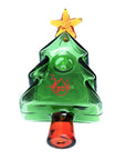 Side view of Holiday Party Tree Hand Pipe
