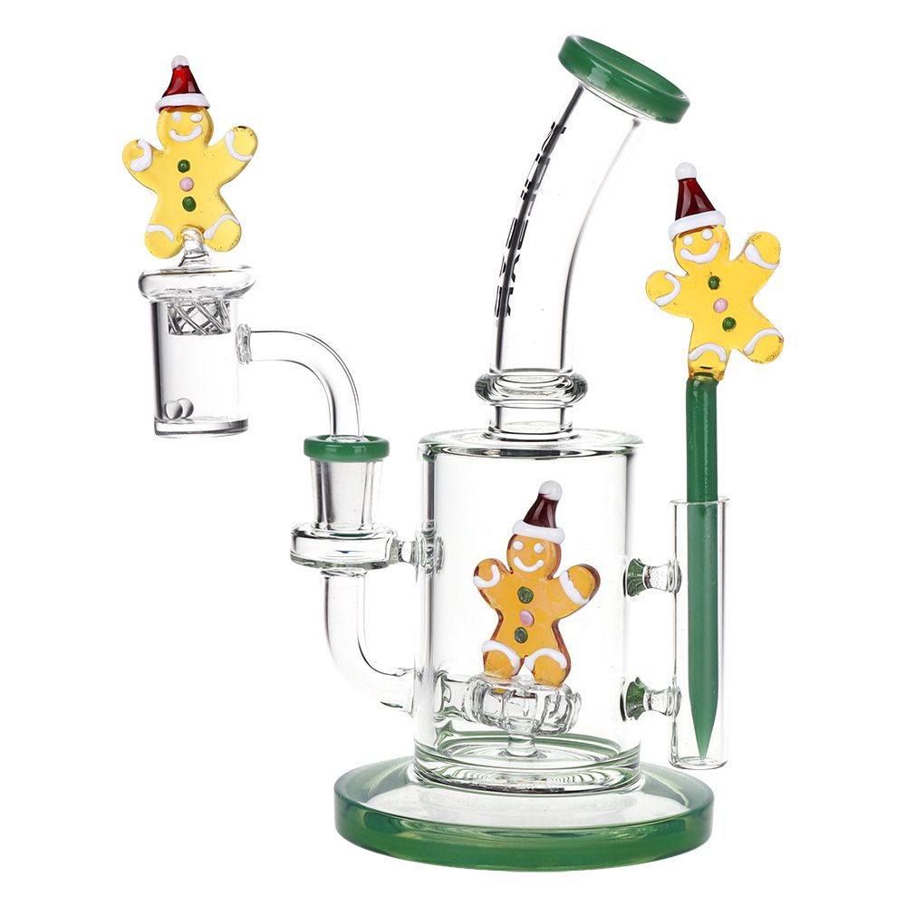 Holidaze Series Glass Dab Rig Set - inhalco