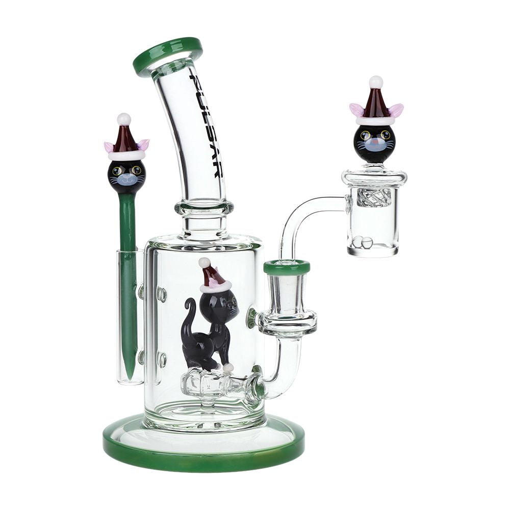 Holidaze Series Glass Dab Rig Set