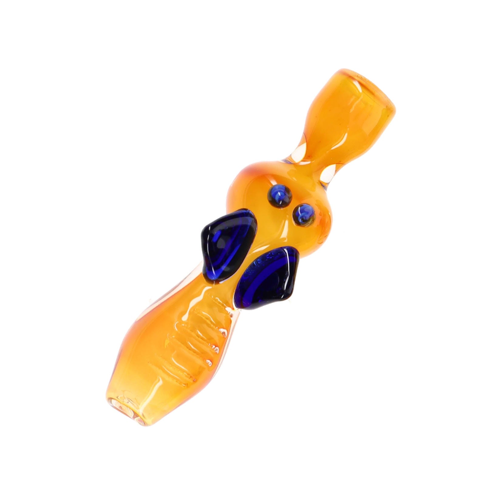 Honey Taster Gold Fumed Bee Chillum One Hitter - inhalco