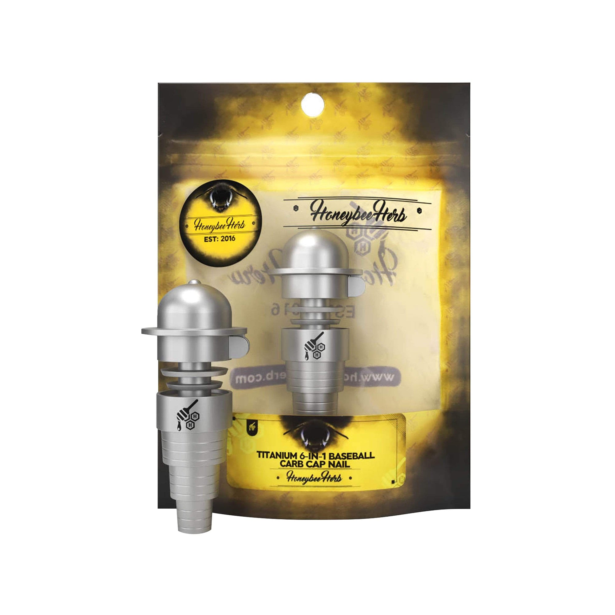 Titanium 6 In 1 Baseball Carb Cap Dab Nail – INHALCO