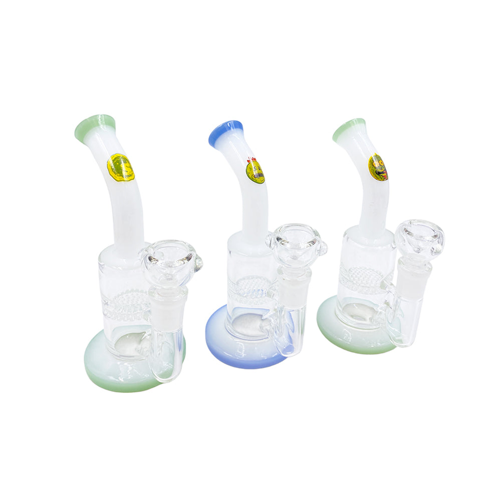 HoneyGlide Mini 6” Glass Water Bong