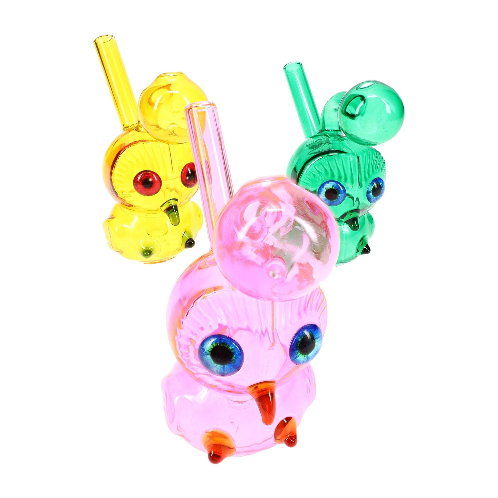 Hoot Mini Colored Glass Owl Oil Burner Rig