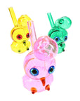 Hoot Mini Colored Glass Owl Oil Burner Rig