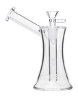 Human Grade 6 inch Hourglass Sidecar Bubbler in Clear
