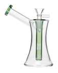 Human Grade 6 inch Hourglass Sidecar Bubbler in Green