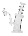 Human Grade 8" Bent Neck Dab Rig Clear