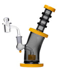 Human Grade 8" Bent Neck Dab Rig Smoke Orange