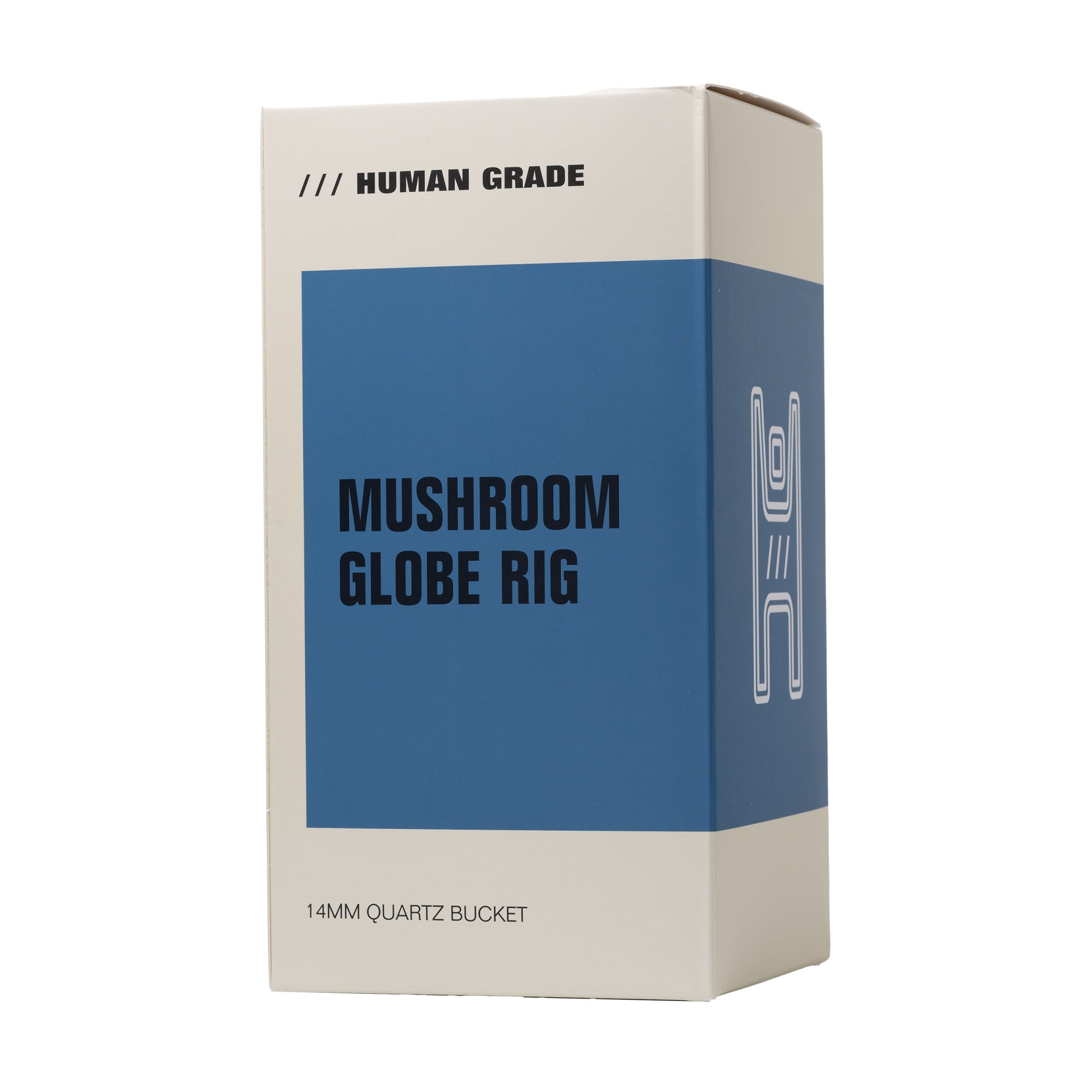 Packaging front view of Human Grade Mushroom Globe Dab Rig