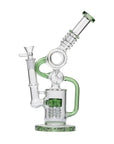 Human Grade Raygun Percolator Water Pipe in Green