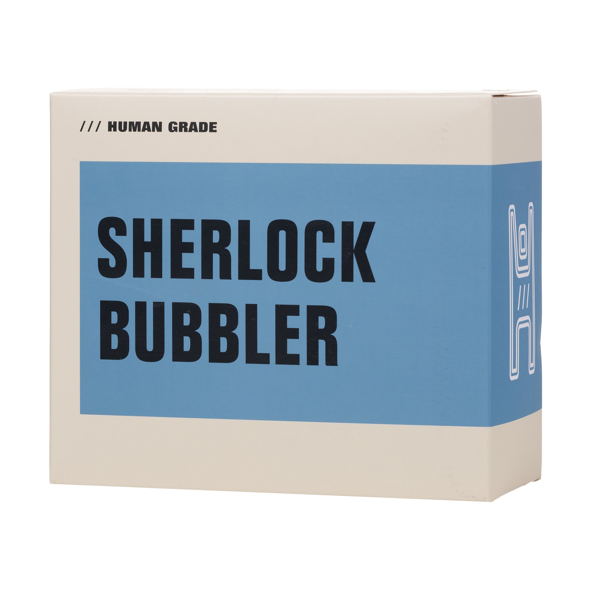 Human Grade Sherlock Bubbler Pipe packaging