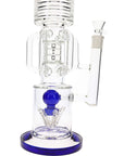 Hydra Stack 19″ Straight Tube Recycler Bong closeup