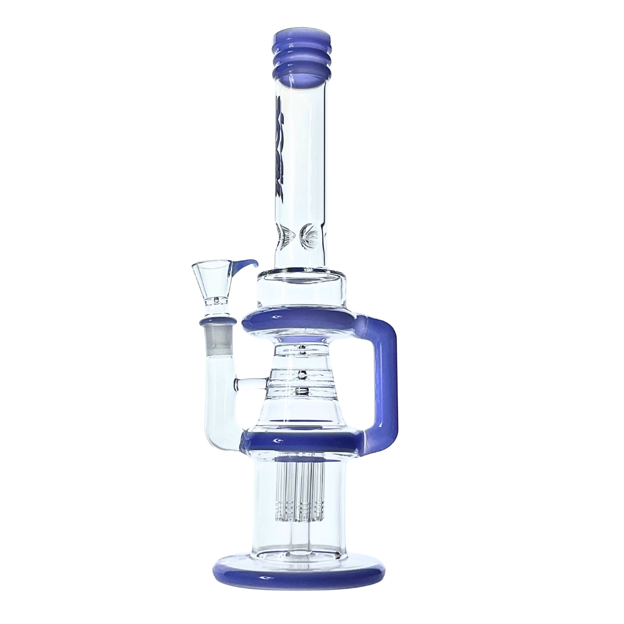 Blue HydroLoop Recycler Bong
