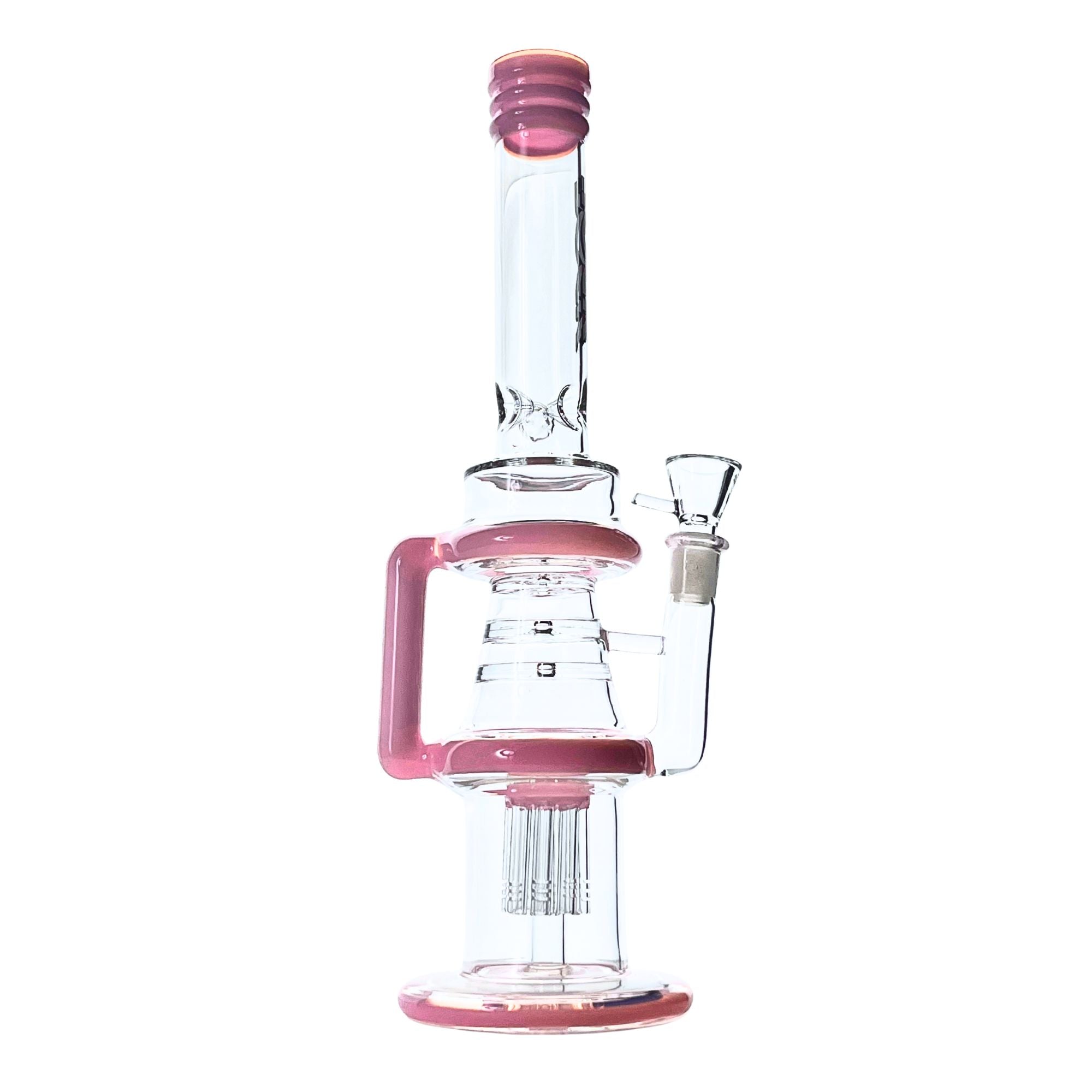 Pink HydroLoop Recycler Bong