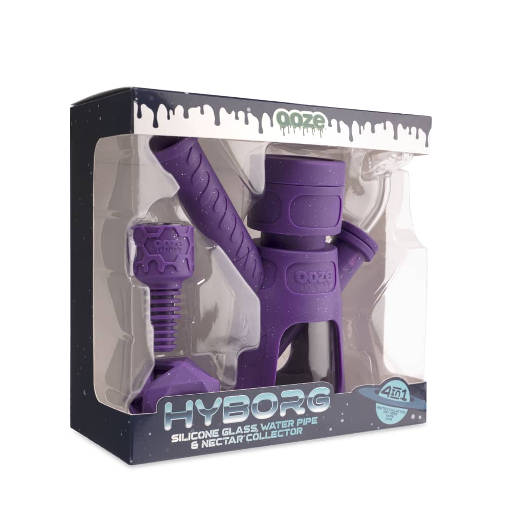 Hyborg Silicone &amp; Glass 4-in-1 Smoking Device