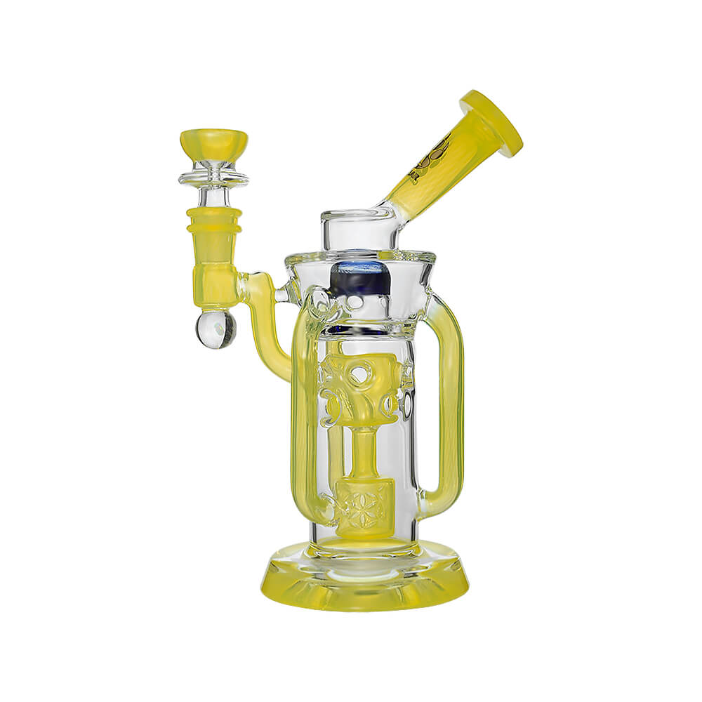 Infinity Recycler Dab Rig in Lemon Candy