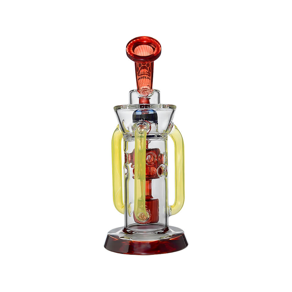 Infinity Recycler Dab Rig in Red – Front View