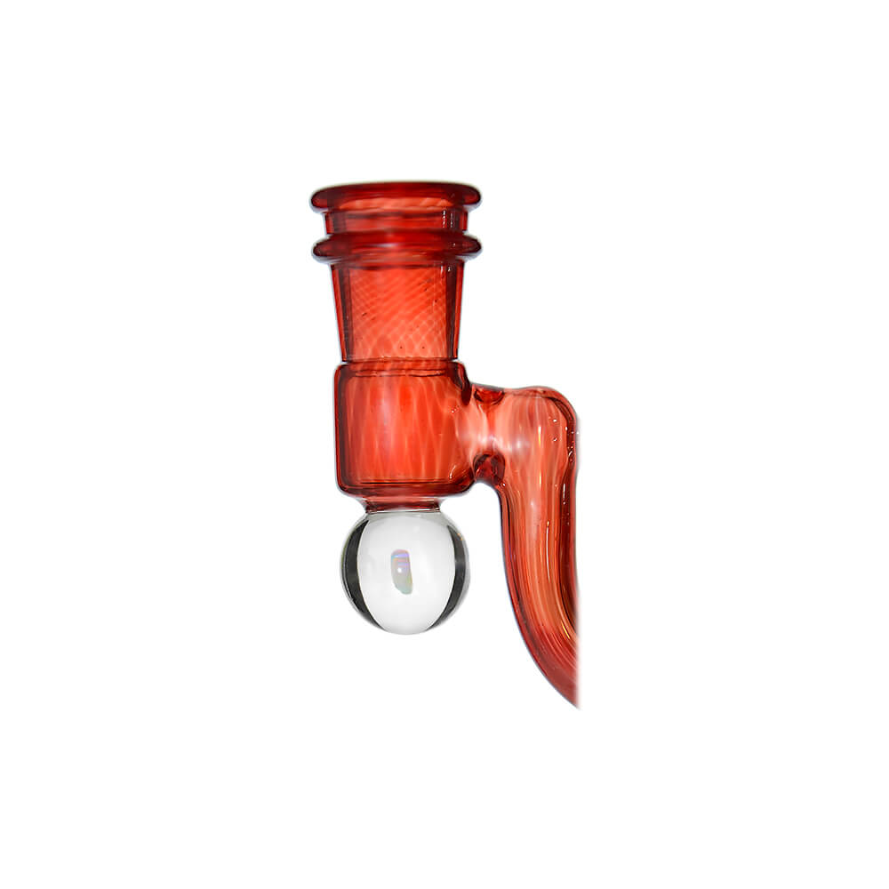 Infinity Recycler Dab Rig in Red – Joint Close-Up