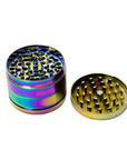 Infyniti 4 Parts Rainbow Steel Herb Grinder