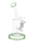 Inline Mini Stemless Glass Bong in green