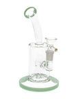 Inline Mini Stemless Glass Bong in light green