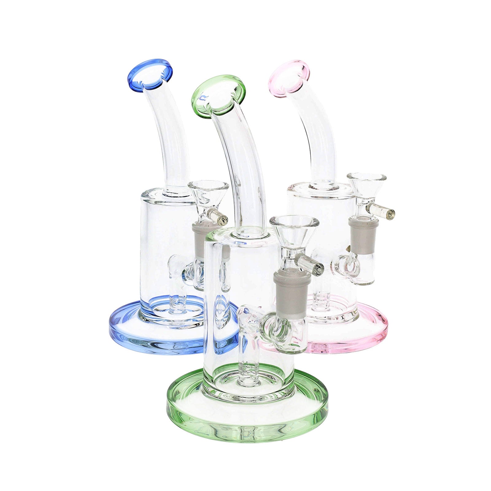 Inline Mini Stemless Glass Bong